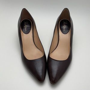 Cole Haan  NikeAir brown kitten heel shoe